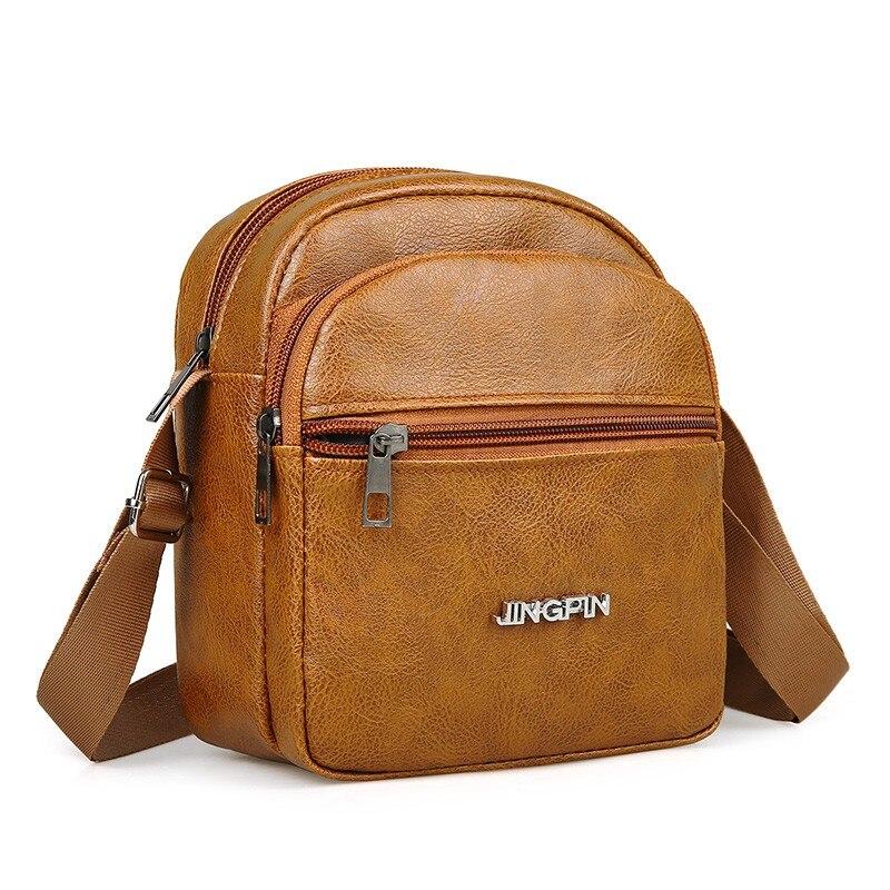 Buy Men 'S Bag Pu Leather Crossbody Bags Small Shoulder Messenger Bag