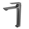 Matte Black Bathroom Basin Faucet Gold Deck Mount Hot Cold Water Mixer Sink Tap Simple Style Single Hole Bath Sink Faucets Crane