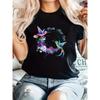 Fashion Women's T-shirt for Girls Summer Short Sleeve Sexy Girls Clothes Day of the Dead Undead Skull Pattern oversized T-shirts