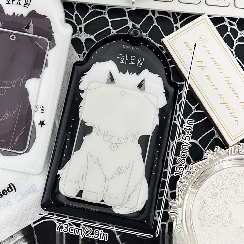 Photocard Holder Keychain Y2K Binder Photocard Idol Kpop Photo Card Holder Backbag Display Pendant Student Card Protective Cover