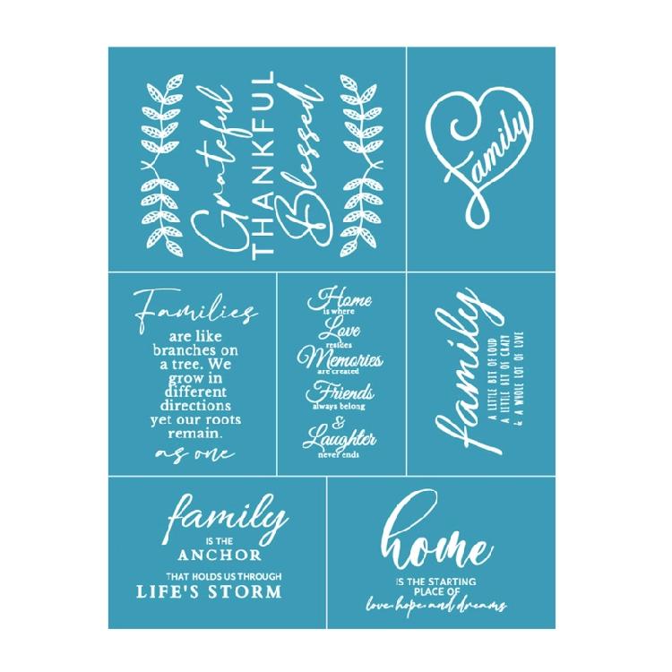 Silk Screen Mesh Transfer Silk Screen Stencils for DIY Fabric Wall Home Decors