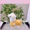 Polka Dot Charming Alpaca Plush Toy Super Soft Stuffed Animal For Keychains And Gifts