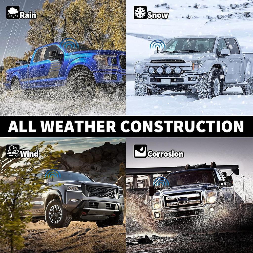 Bingfu Car Radio Stereo Antenna Mast Carbon Fiber Truck Universal Antenna Replacement