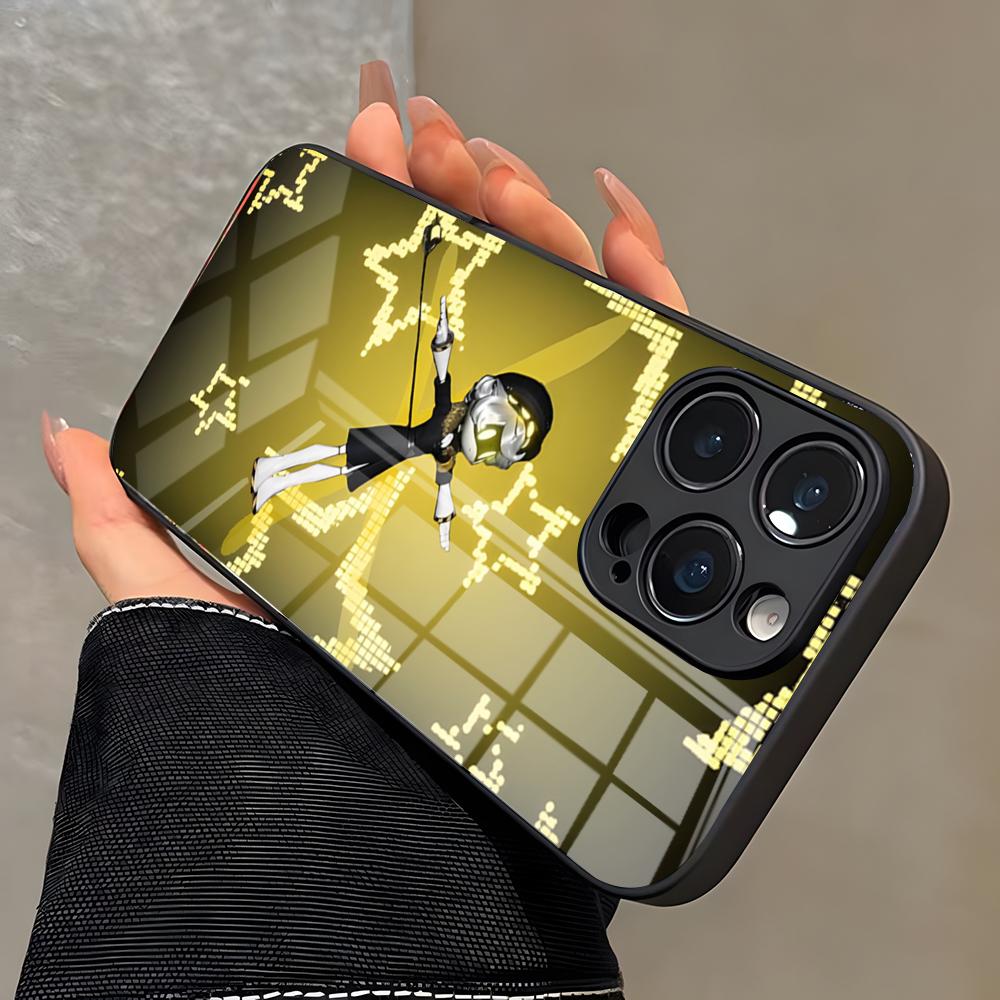 Murder Drones Phone Case For IPhone 17 Pro Max 16 15 14 Pro Max 13 11 X Xs Xr 8 7Plus Glass Cover