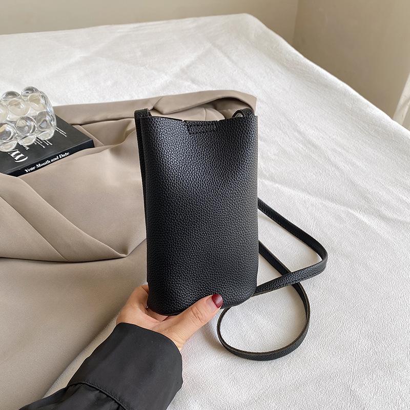 Women Handbags Pu Leather Hasp Shoulder Bags Large Capacity Crossbody Bags For Female Solid Flap Portable Phone Purse чёрный 739₽