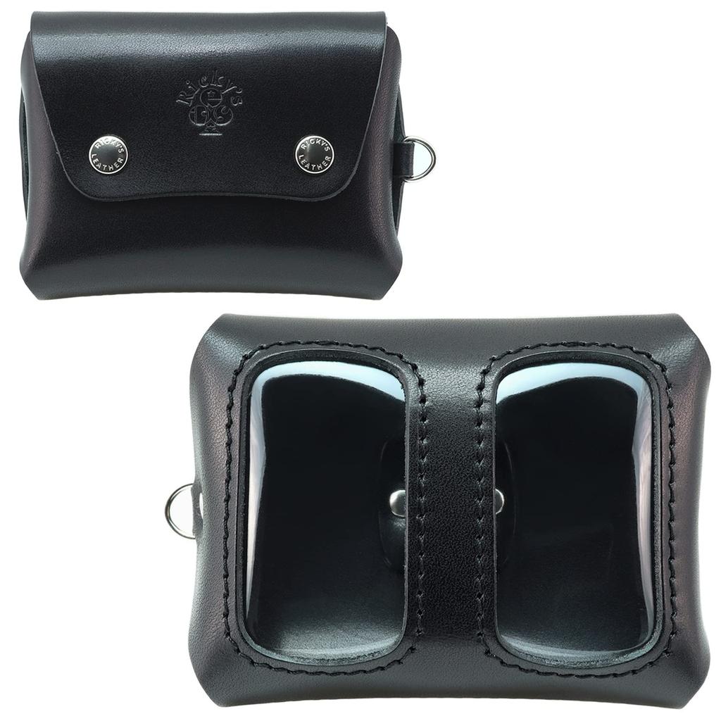Double Smart Key Case Type II Normal Black Compatible with almost all models Storage of 2 smart keys Horizontal Wallet Card Holder Key Case Clear