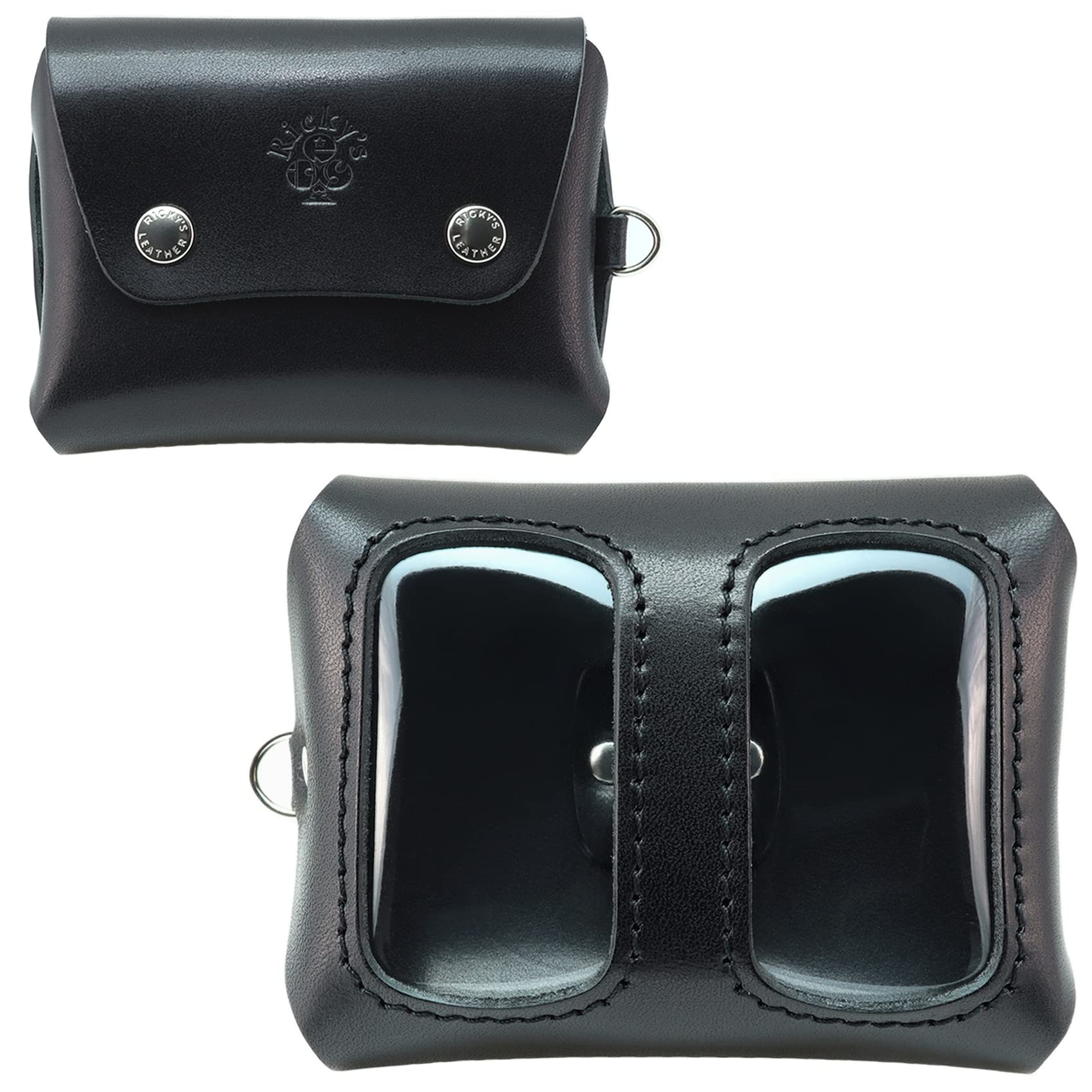 

Double Smart Key Case Type II Normal Black Compatible with almost all models Storage of 2 smart keys Horizontal Wallet Card Holder Key Case Clear