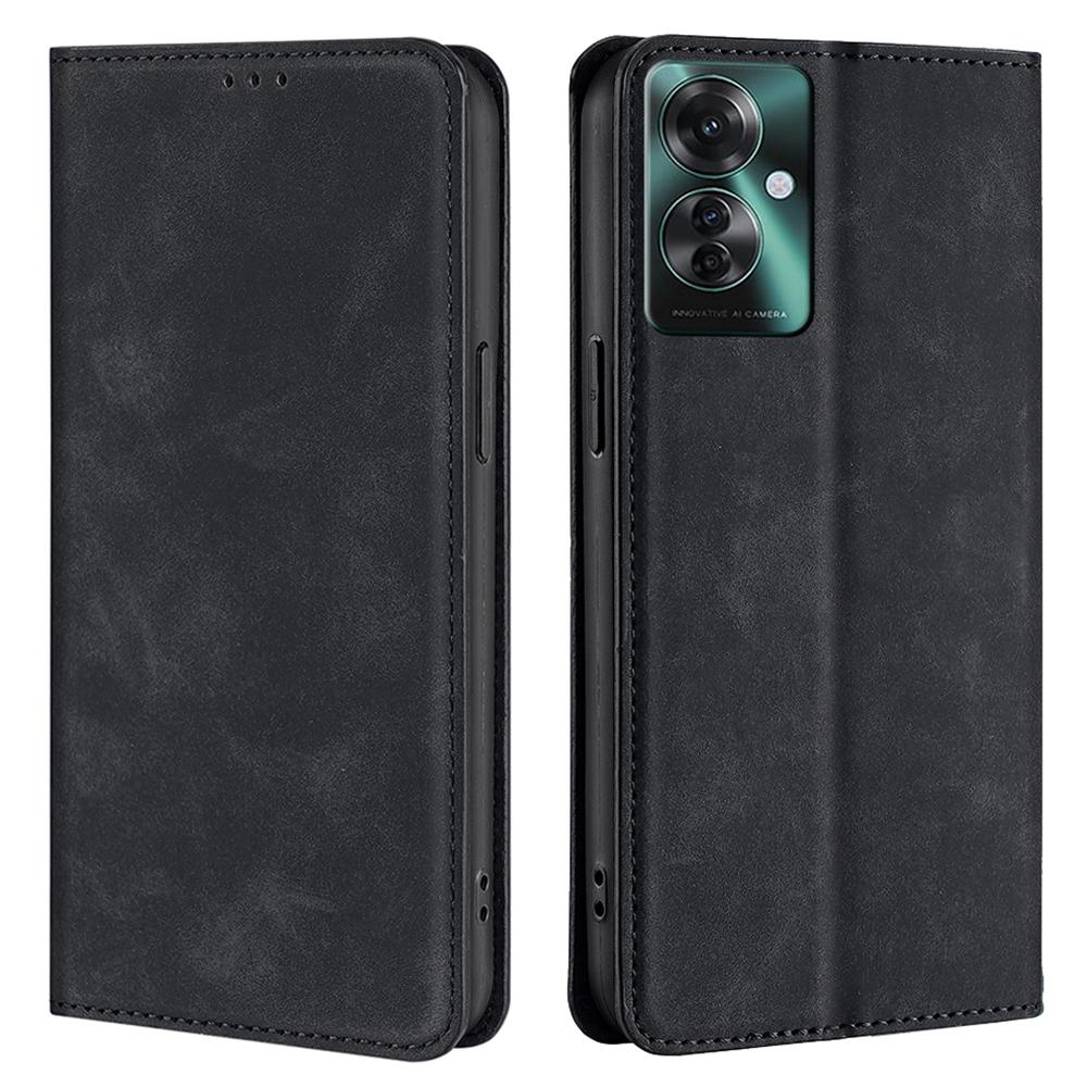 For Oppo Reno11 F 5G/F25 Pro 5G Phone Case Card Slots Leather Cover Skin-Touch Texture