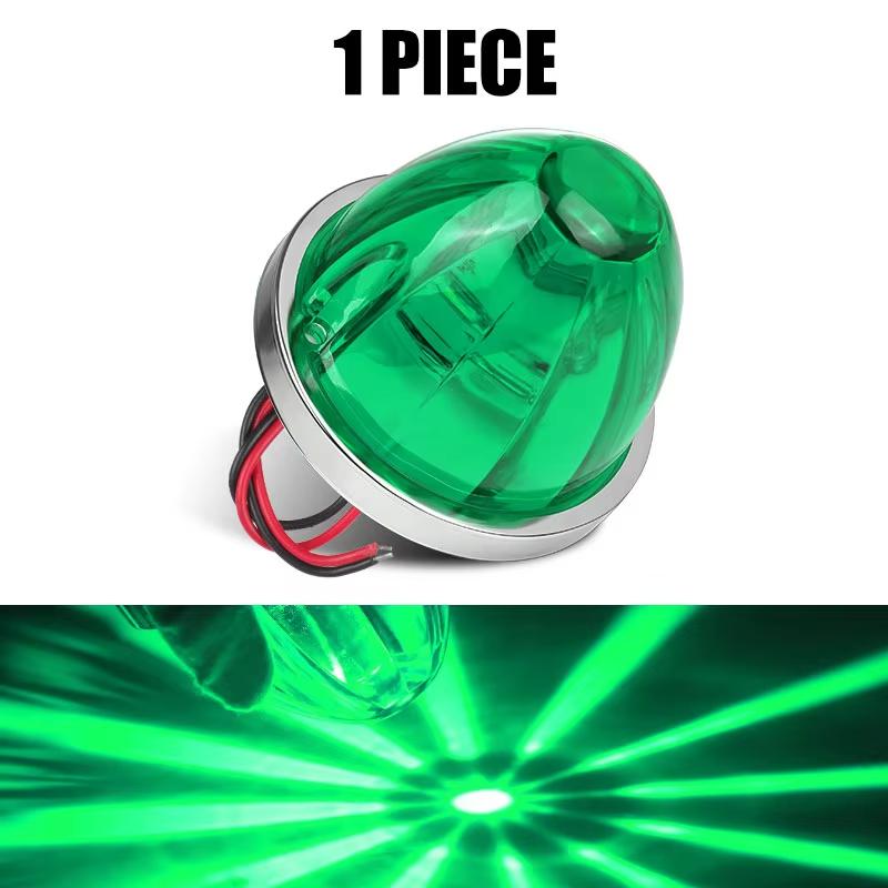 LED Lorry Truck Side Lights Watermelon Lights LED Turn Signal Emergency Lamp Trailer Side Marker Clearance Light 12V 24V for Car