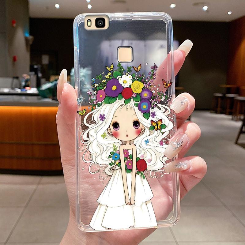 Casing For Huawei P9 Lite 2016 Case VNS-L31 VNS-L21 Luxury Cute Cool Boys Girls Transparent Back Cover For Huawei P9Lite Shell