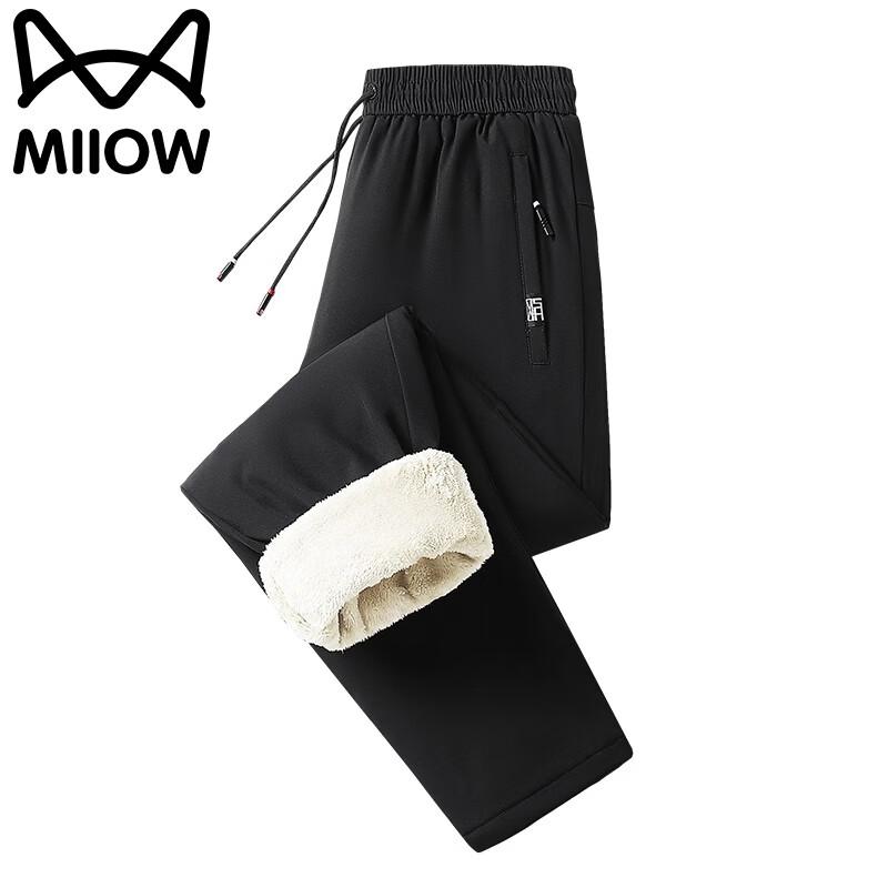 

Mao Ren Men s Lamb Fleece Lined Warm Casual Pants 7XL