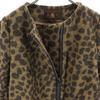 HYSTERIC GLAMOUR wool blend Animal Pattern No color coat M Brown Women Used