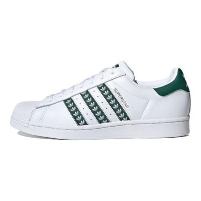 Originali Superstar Durabili Ușori Pantofi de Skate Low-Top Adidași Unisex Verde Alb FZ1968