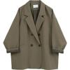 Women Blazer Spring and Autumn Vintage Suit Jacket Female Oversized Blazers