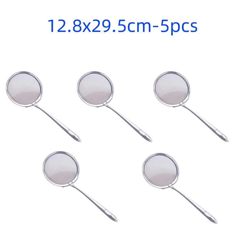 Kitchen Multi-functional Filter Spoon Stainless Steel Fine Mesh Wire Oil Skimmer Strainer Fried Food Net Kitchen Gadgets6