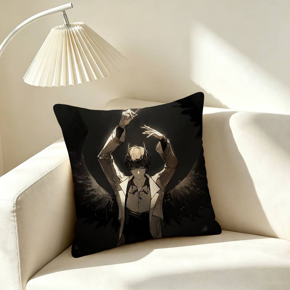 K-Kim Dokja ORV Webtoon Square Double-Sided printed Pillow Case Bedroom Bedside Pillow Sofa Cushion Cover