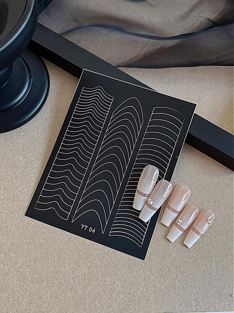 Nail Art Accessories: Adhesive Stickers, Star & Butterfly Designs, Glue Pads, Spray Paint, Small Decor Elements
