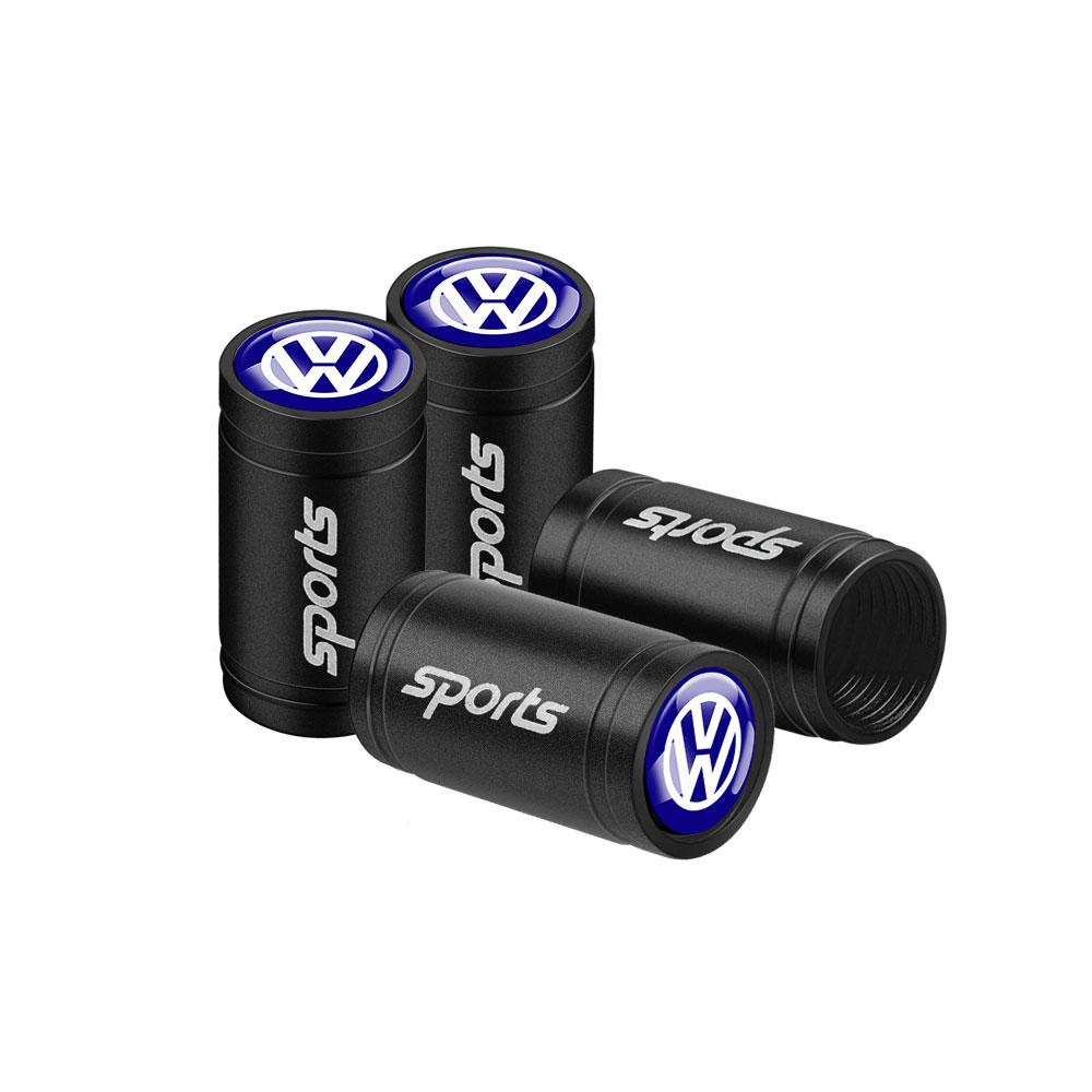 For Volkswagen VW Car Styling Tire Valve Cover Auto Wheel Tyre Valve Caps for VW Tiguan Jetta Mk6 Scirocco Polo Touran Golf Git Passat Scirocco CC