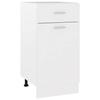VidaXL Chest of Drawers "Lyon" White 40 X 46 X 81.5 Cm Engineered Wood 801212