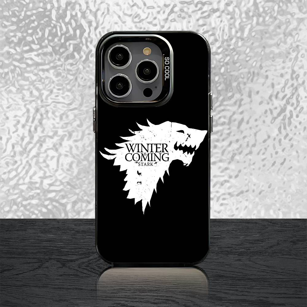 W-Winter Is C-Coming Phone Case For iPhone 15,17,12,14,13,16,11,E,Max,Plus,Air,Pro,Mini Matte Protect Cover