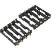 4pcs 18650 Battery Holder 4 Slot 3.7V 18650 Battery Clip Holder Box Storage Case with Soldering Pin Copper Contacts for 18650 DIY Charging Power