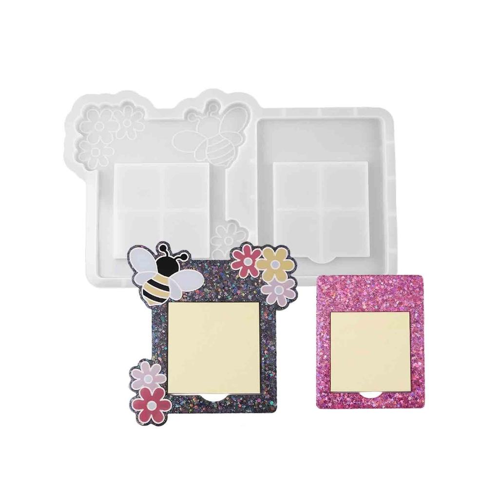 Silicone Resin Craft Moulds Sticky Note Shape Resin Frames Moulds Silicone Molds Present for Crafting Enthusiasts