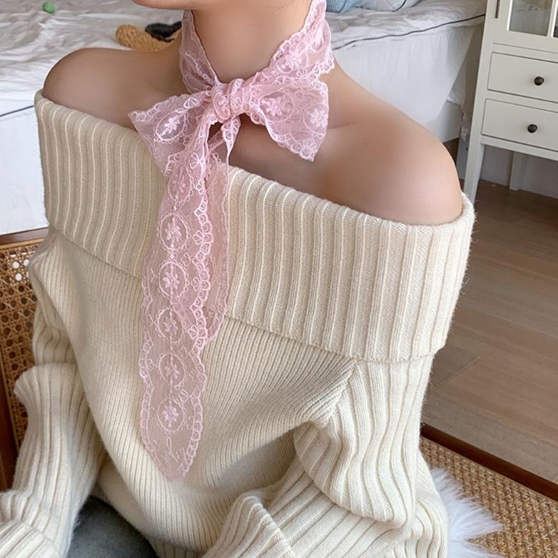 Long Narrow Hair Ribbon Head Scarf Accessory for Women Soft Breathable Polyester Styling Headband for Daily Use