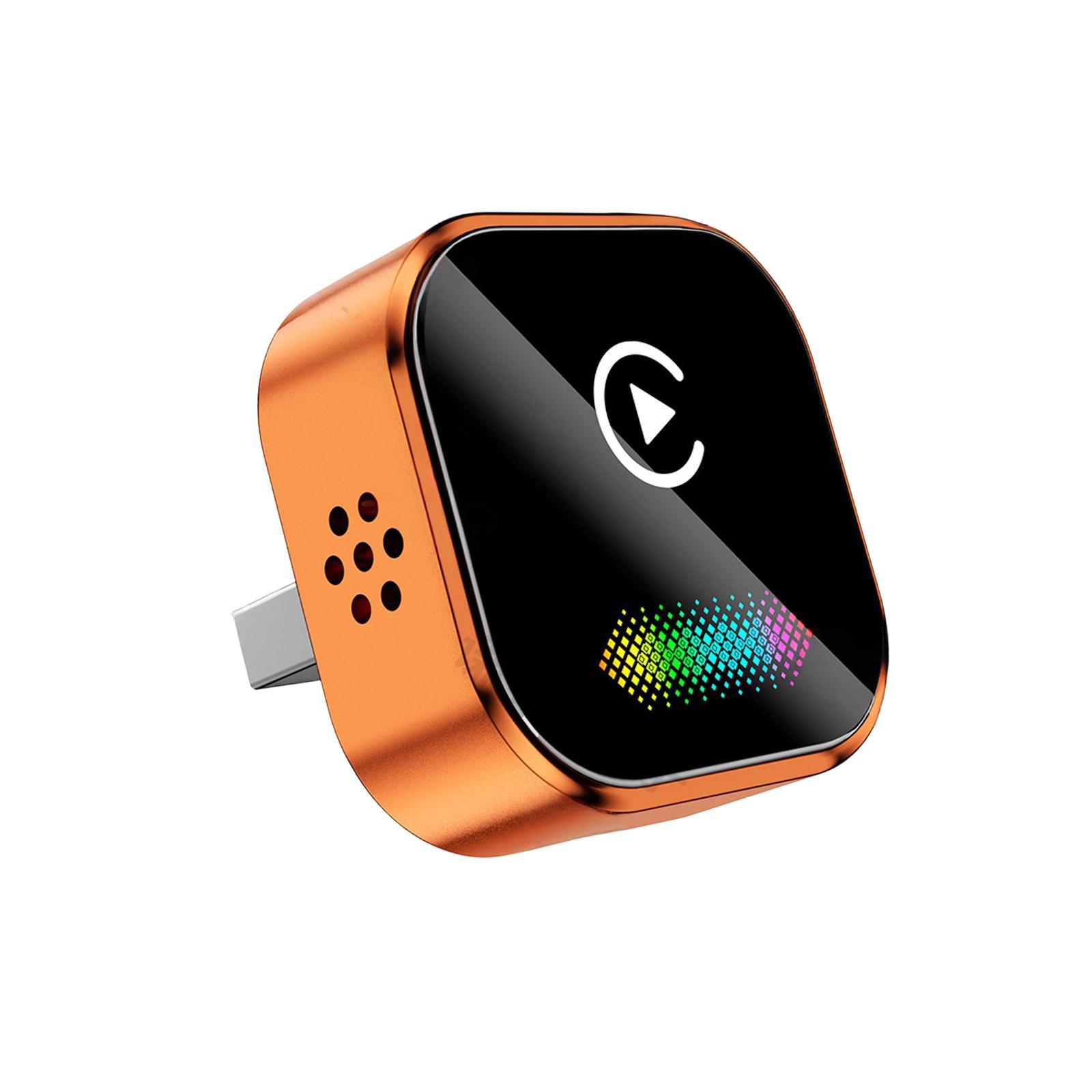 

Автомобильная умная коробка с голосовым управлением и подсветкой салона, модуль 2-в-1 One Size оранжевый