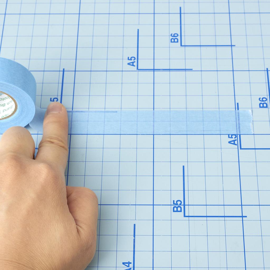 3M Scotch Masking Tape 7 Light 18mm X 18x18mm 2899, Rolls, Blue, 18m,