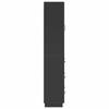 2-delige kastenset Zwart 66 x 34,5 x 87 cm Spaanplaat