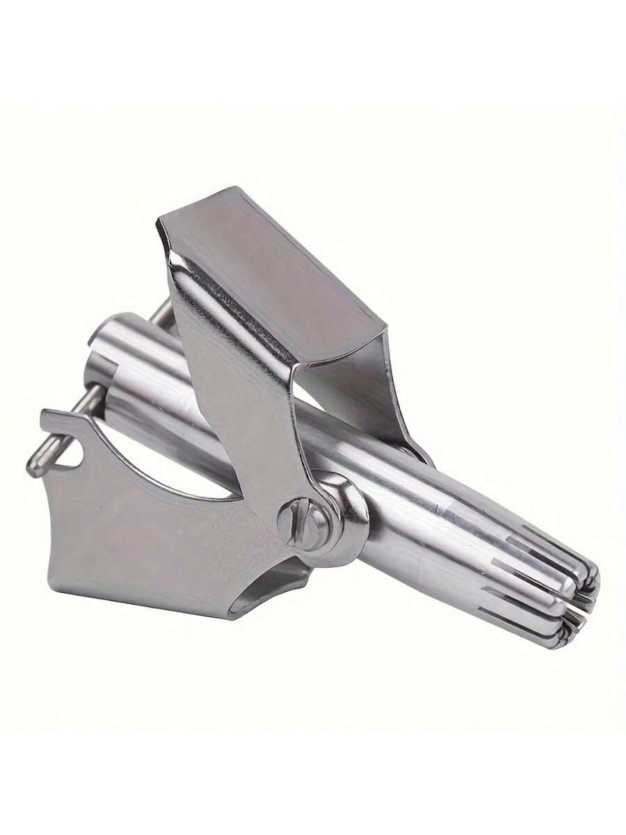 

1/2pc Men s Nose Hair Trimmer, Manual Stainless Steel Nose Hair Trimmer, Small Round-Head Nose Hair Cleaner