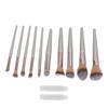 10pcs Makeup Brushes Set Professional Portable Eyeshadow Foundation Blush Brush Cosmetic Tool