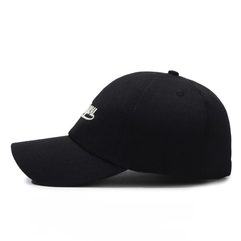 Solid Color Baseball Cap Adjustable Sun Cap UV Protection Sunscreen Hat for Running