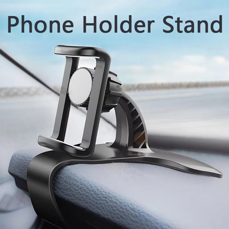 360 Rotatable Universal Car Phone Holder Dashboard Vent Clip Mount Hands-Free Mobile Bracket For iPhone Samsung Xiaomi GPS Stand