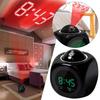 Projection Alarm Clock Ceiling Display Snooze Desk Table Clock Voice Multifunction Digital Projection Clock Temperature Display