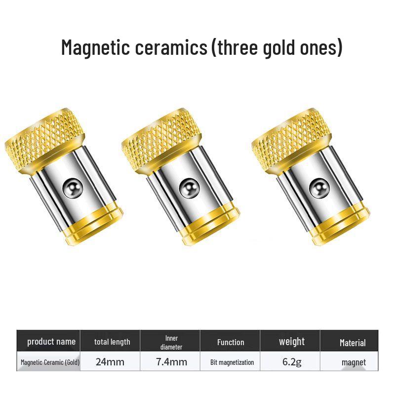 Anti-Slip Magnetic Ring Screwdriver Bit with Universal Strong Magnet