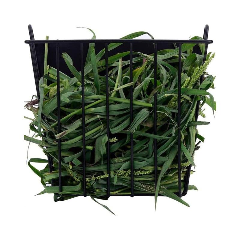 Metal Guinea Pigs Hays Rack Durable Anti Tip Structure Space Saving Cage Feeder For Small Pet