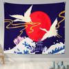 Home Decoration Japanese Ukiyo-e Tapestry Kanagawa Surf Hanging Cloth Wine Shop Japanese Tapestry Hanging Painting