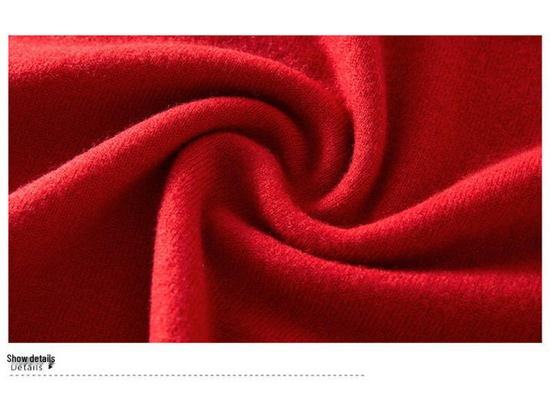 Wollstrickjacke für Frauen mittleren Alters - 100% Reine Wolle, Modischer Herbst-/Winterstrick, Rundhals-Pullover für Mittelalte & Ältere