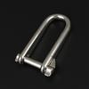 5-8mm Super Strong Stainless Steel Long Swivel Pin Safety Lock Shackle Joint Link Keychain Surf Ski Boat Marine Hardware