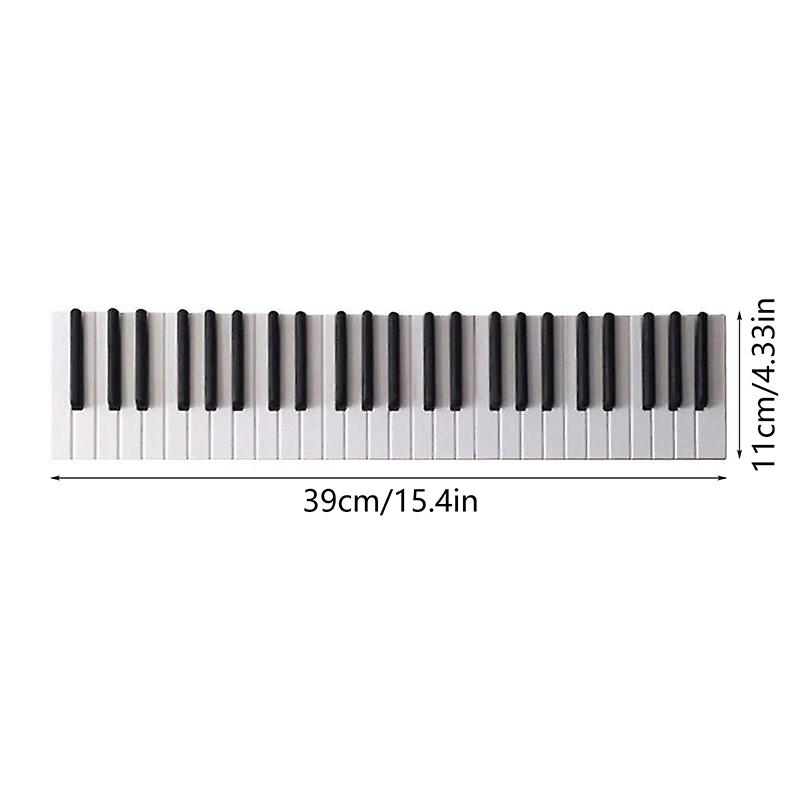 39Cm Coat Racks Piano Keys Wall Mounted Coat Hook Hanger Wall Decoration For Home Kitchen Cute Room Wall Decor Wall Art Gifts
