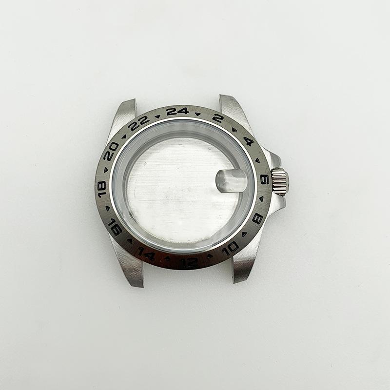 Modified EXP39MM Stainless Steel Submariner Case with Sapphire Cyclops for NH35/36 Movement