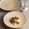Elegant Ceramic Plate for Home - Perfect for Vegetables, Steak, and More. High-End Western Style and Ideal for Hotels.