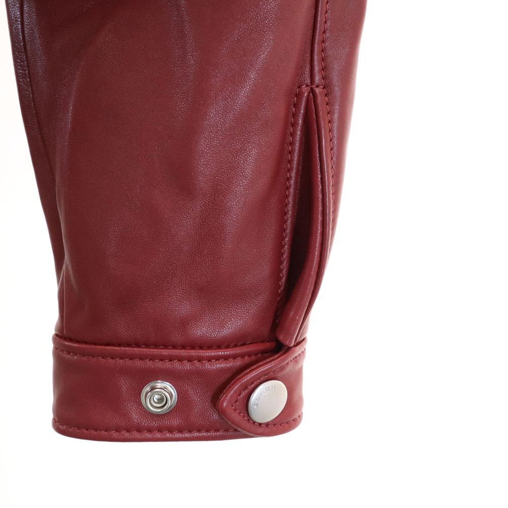 COACH F33830 Double riders jacket S Red leather jacket Women Used
