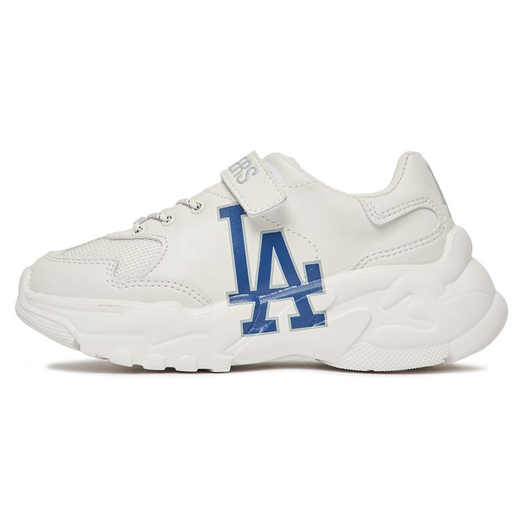 MLB Big Ball Chunky Fashionable Versatile Velcro Low-Top Casual Shoes Kids sneakers Off-White 7ASHC102N-07WHS