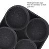 4 Cup Egg Pan Non-Stick Wood Handle Pancake Pan Heavy Duty Aluminum Alloy Breakfast Skillet Bacon/Burgers/Omelet