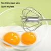 1 piece stainless steel manual eggbeater Press cream blender semi-automatic rotary eggbeater kitchen baking tools