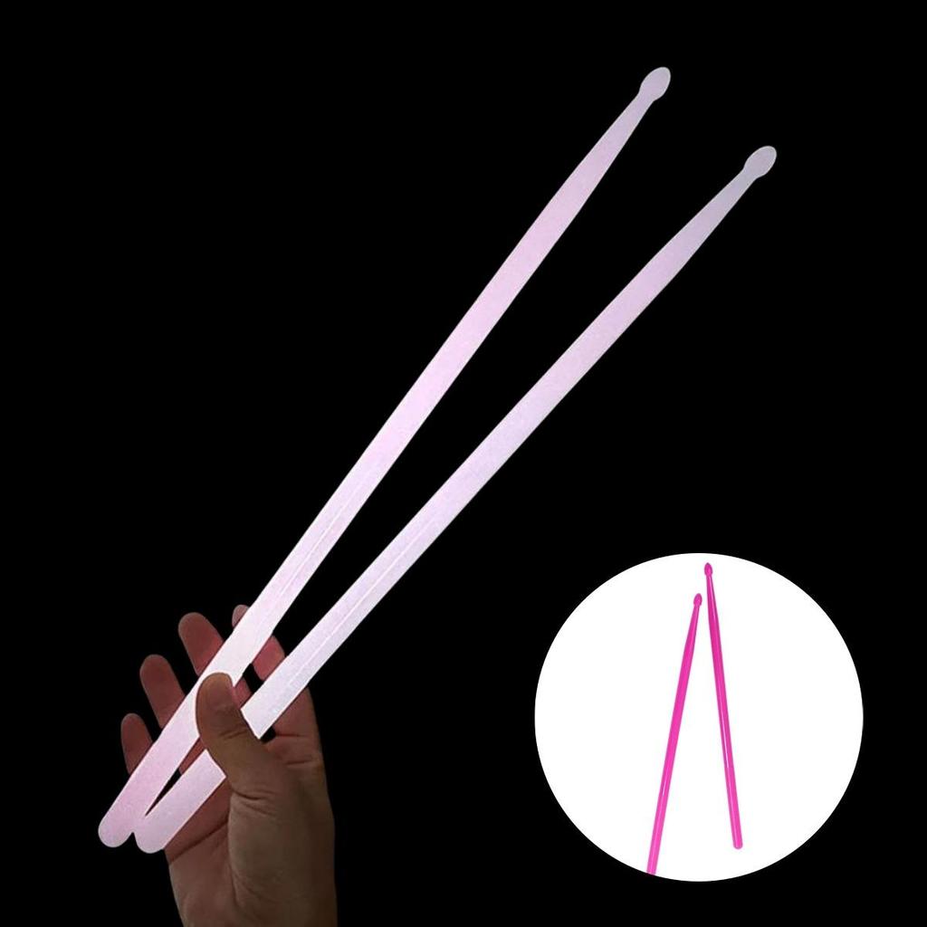 5A Luminous Drum Stick Light Up Drum Sticks Fluorescent Drumstick for Dark Stage