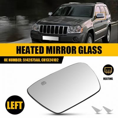 Driver Side Mirror Glass Replacement For 2005-2010 Jeep Cherokee Grand Heated B