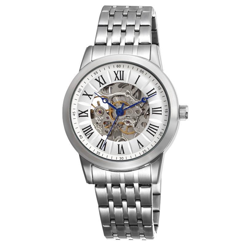 High-quality Customized Luxury Exquisite Hollowed-out Business Automatic Mechanical Watches Fashion Waterproof Men s Watches.